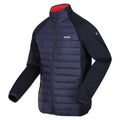 Navy-Danger Red - Side - Regatta Mens Clumber IV Hybrid Jacket