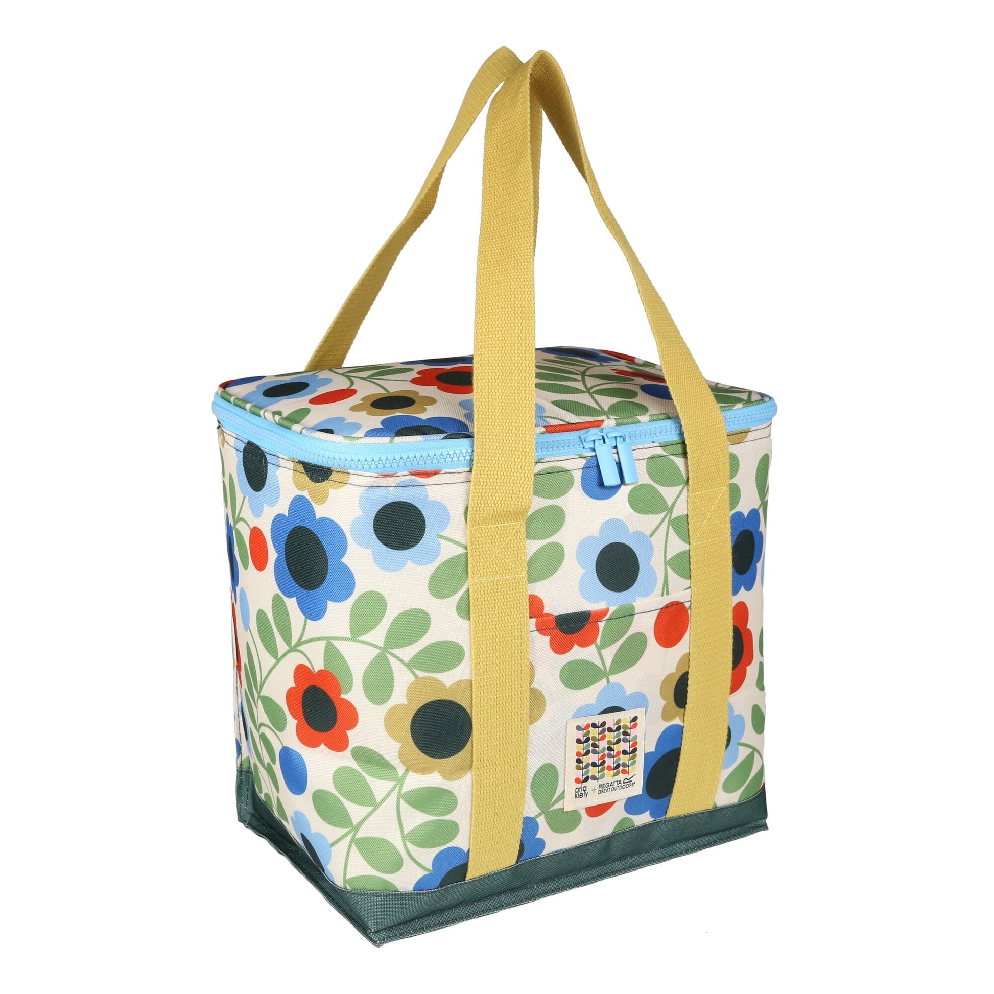 Meadow-Blue - Back - Regatta Orla Kiely 12L Floral Cool Bag