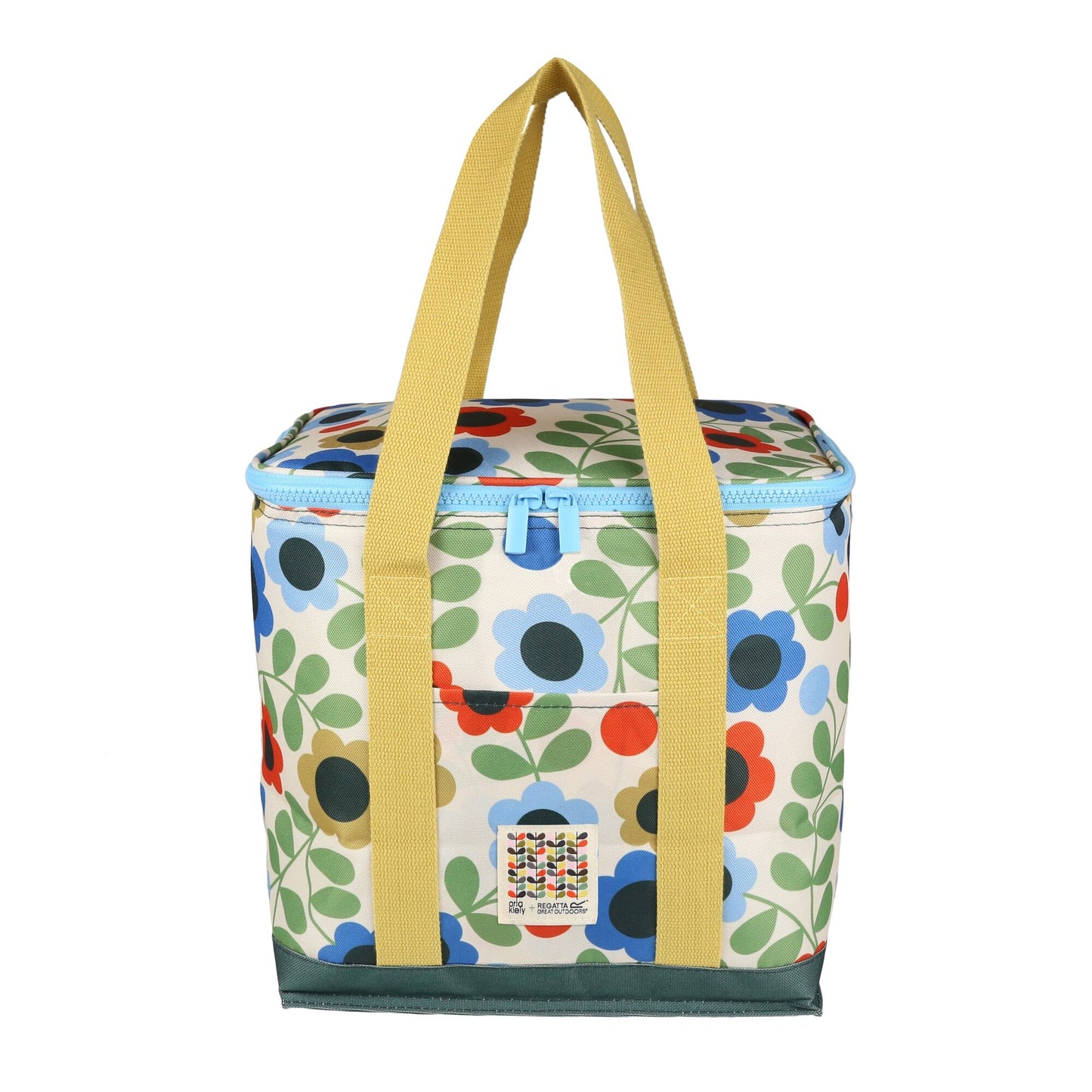 Meadow-Blue - Front - Regatta Orla Kiely 12L Floral Cool Bag