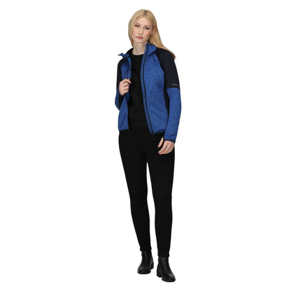 Oxford Blue Marl-Navy - Pack Shot - Regatta Professional Womens-Ladies Fleece Jacket