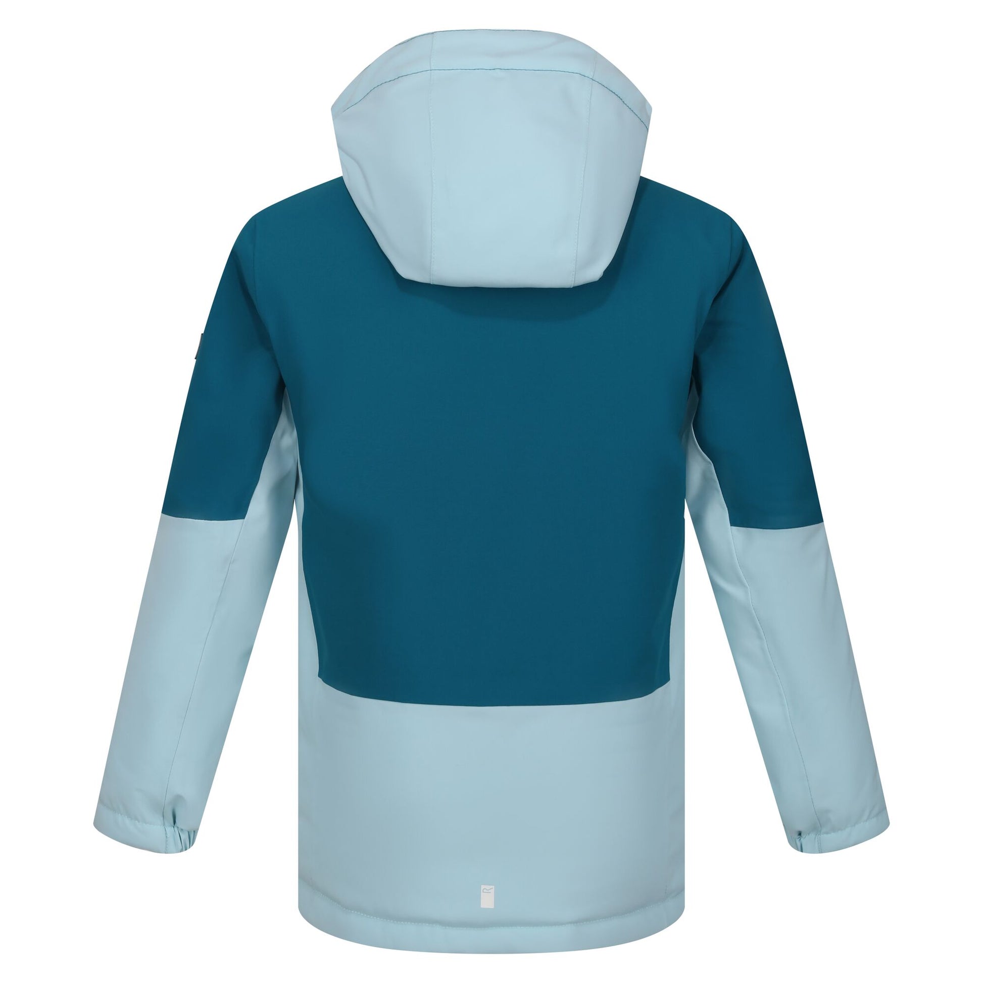 Gulfstream-Sea Haze - Back - Regatta Childrens-Kids Highton IV Padded Waterproof Jacket