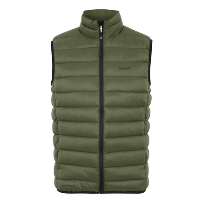 Olive Night - Front - Regatta Mens Marizion Quilted Gilet