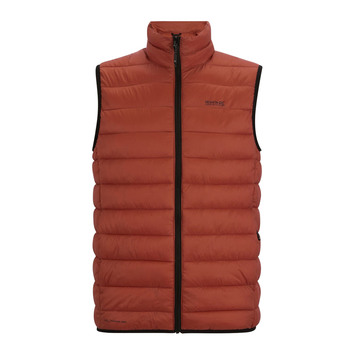 Brick - Front - Regatta Mens Marizion Quilted Gilet