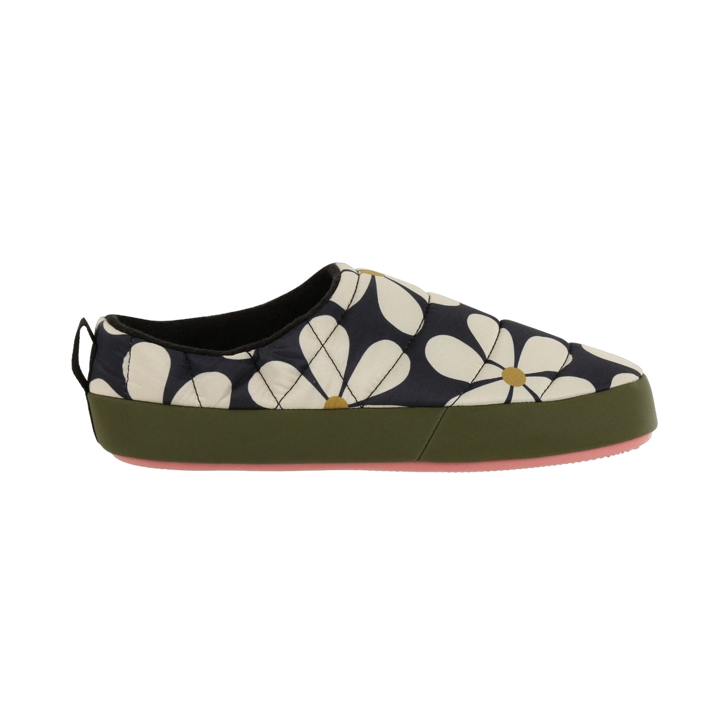 Black-Seagrass - Pack Shot - Regatta Womens-Ladies Orla Kiely Daisy Mules