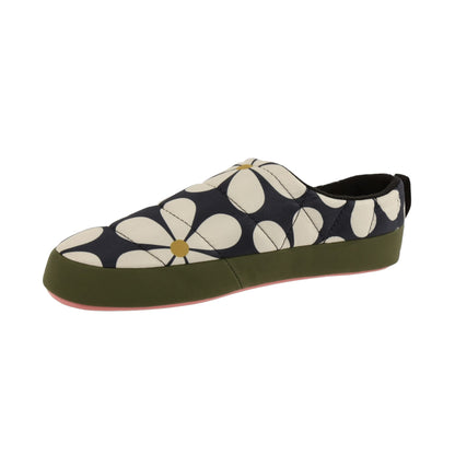 Black-Seagrass - Close up - Regatta Womens-Ladies Orla Kiely Daisy Mules