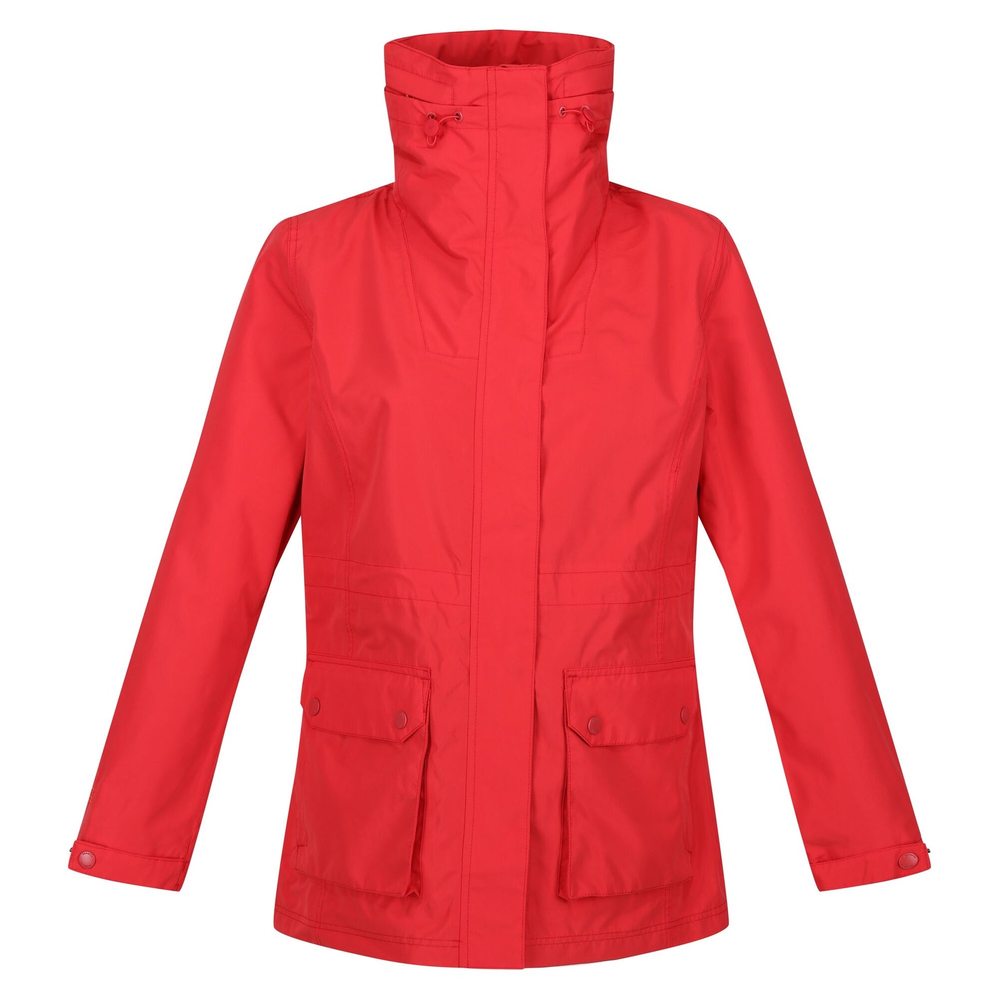 Miami Red - Front - Regatta Womens-Ladies Novalee Raincoat