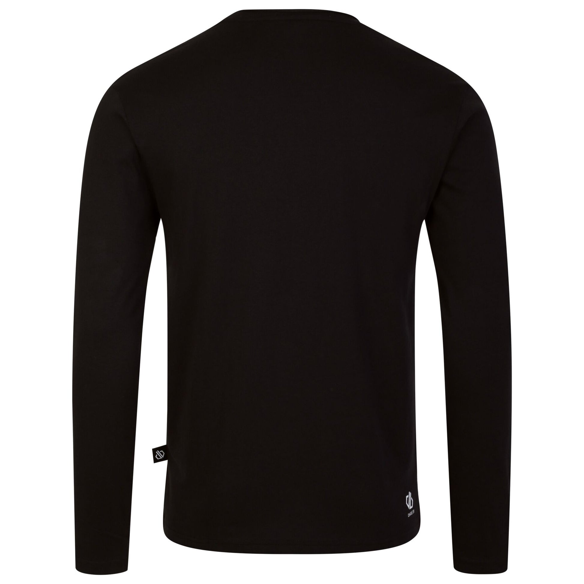 Black - Back - Regatta Mens Stomping Skiing Scene Long-Sleeved T-Shirt