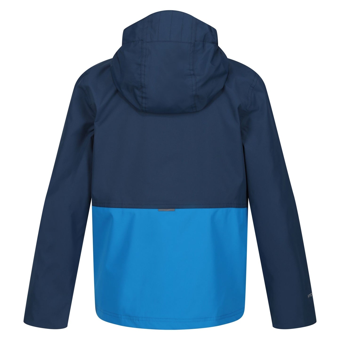 Blue Wing-Indigo - Back - Regatta Childrens-Kids Hywell Colour Block Waterproof Jacket
