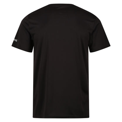 Black - Back - Regatta Mens Fingal VII Hit The Trail T-Shirt