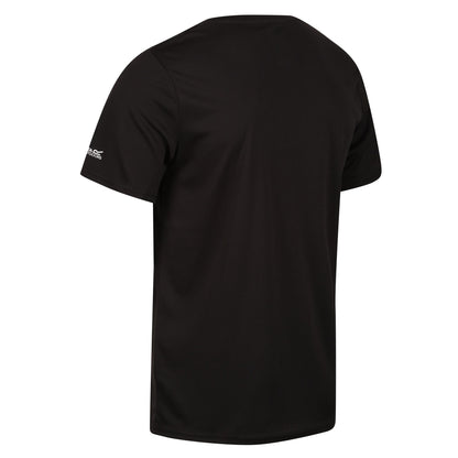 Black - Lifestyle - Regatta Mens Fingal VII Hit The Trail T-Shirt