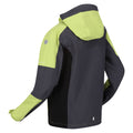 Seal Grey-Green Algae - Lifestyle - Regatta Childrens-Kids Highton IV Waterproof Jacket