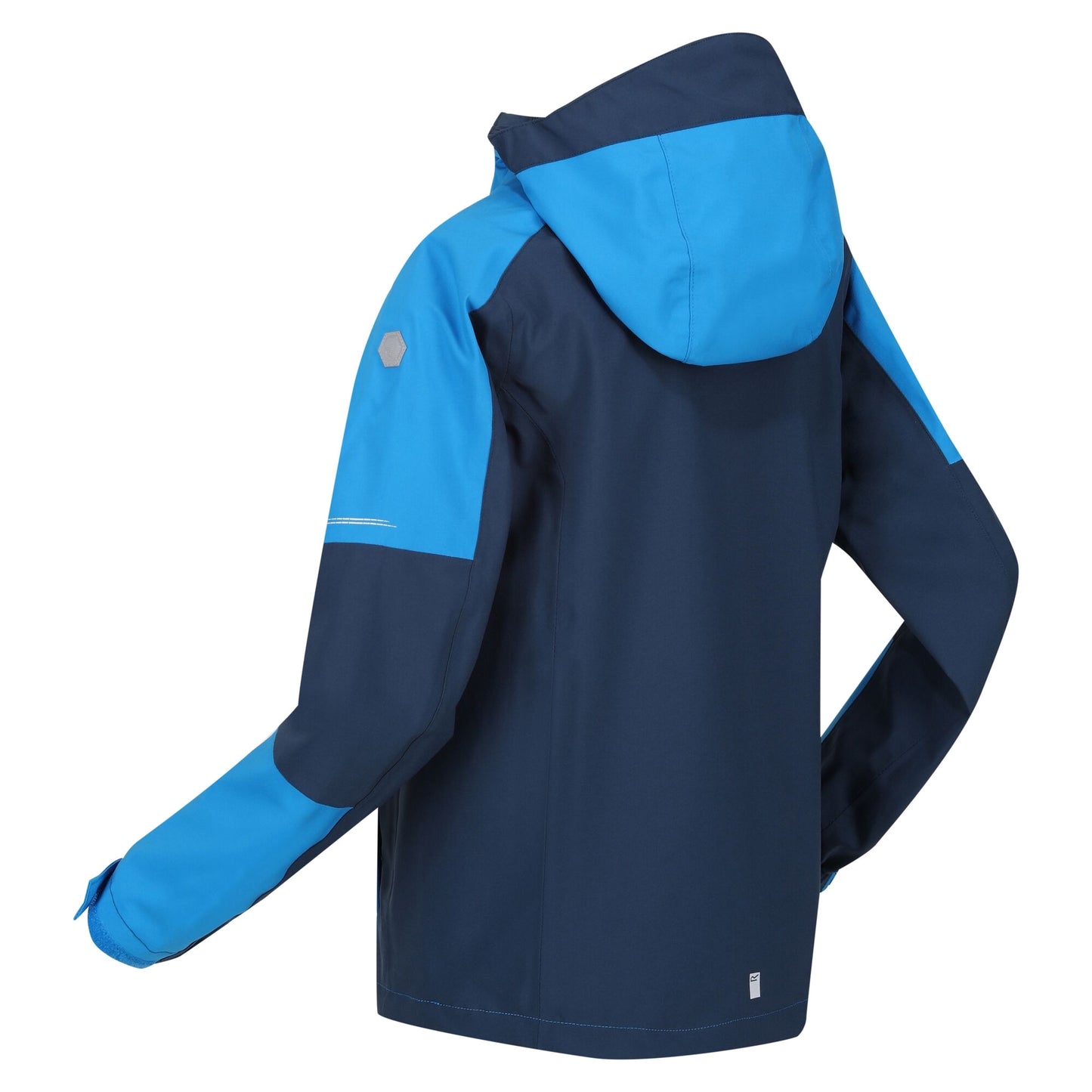 Blue Wing-Indigo - Side - Regatta Childrens-Kids Highton IV Waterproof Jacket