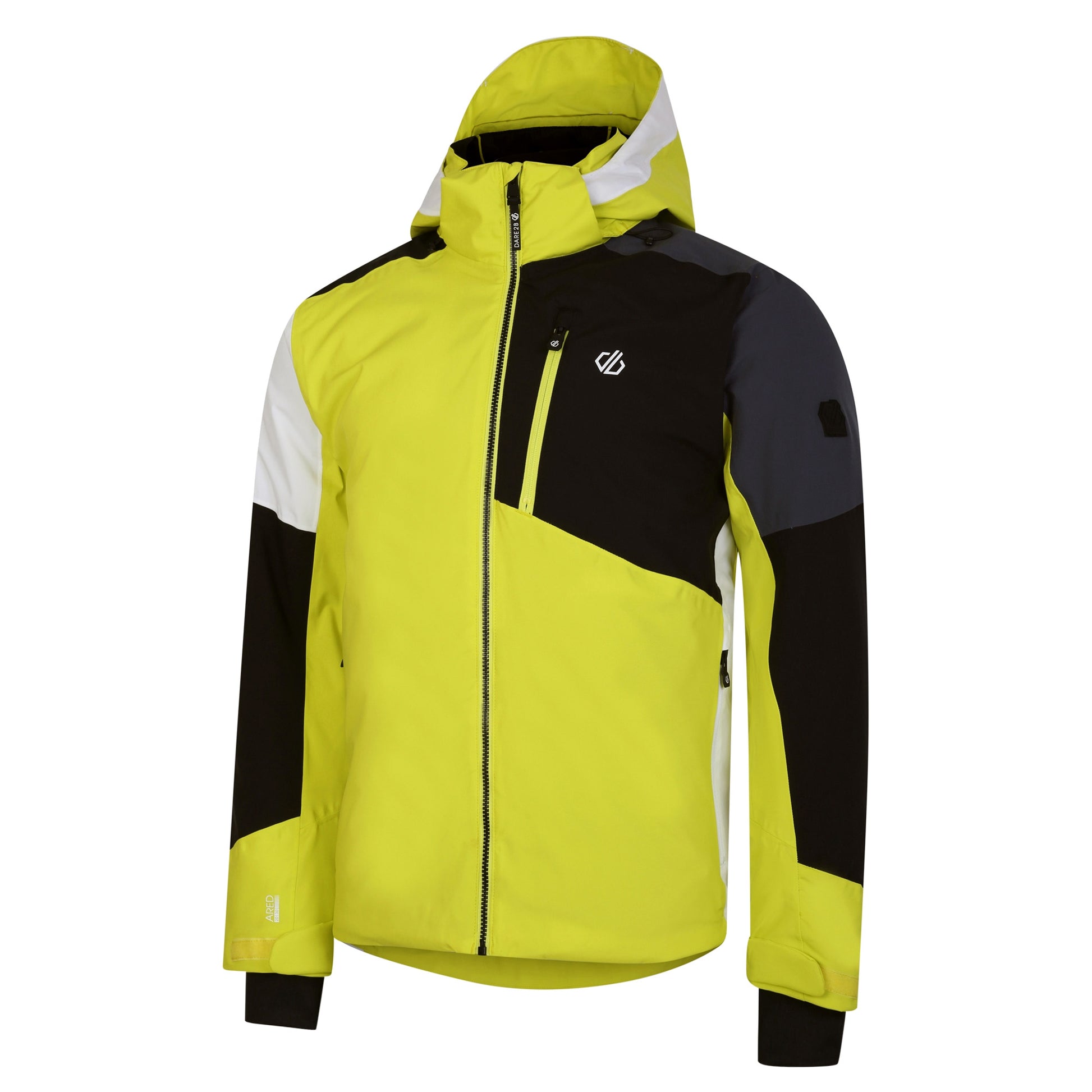 Neon Spring-Black - Side - Dare 2B Mens Halfpipe Ski Jacket