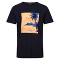 Navy - Front - Regatta Mens Cline VII California Heatwave T-Shirt