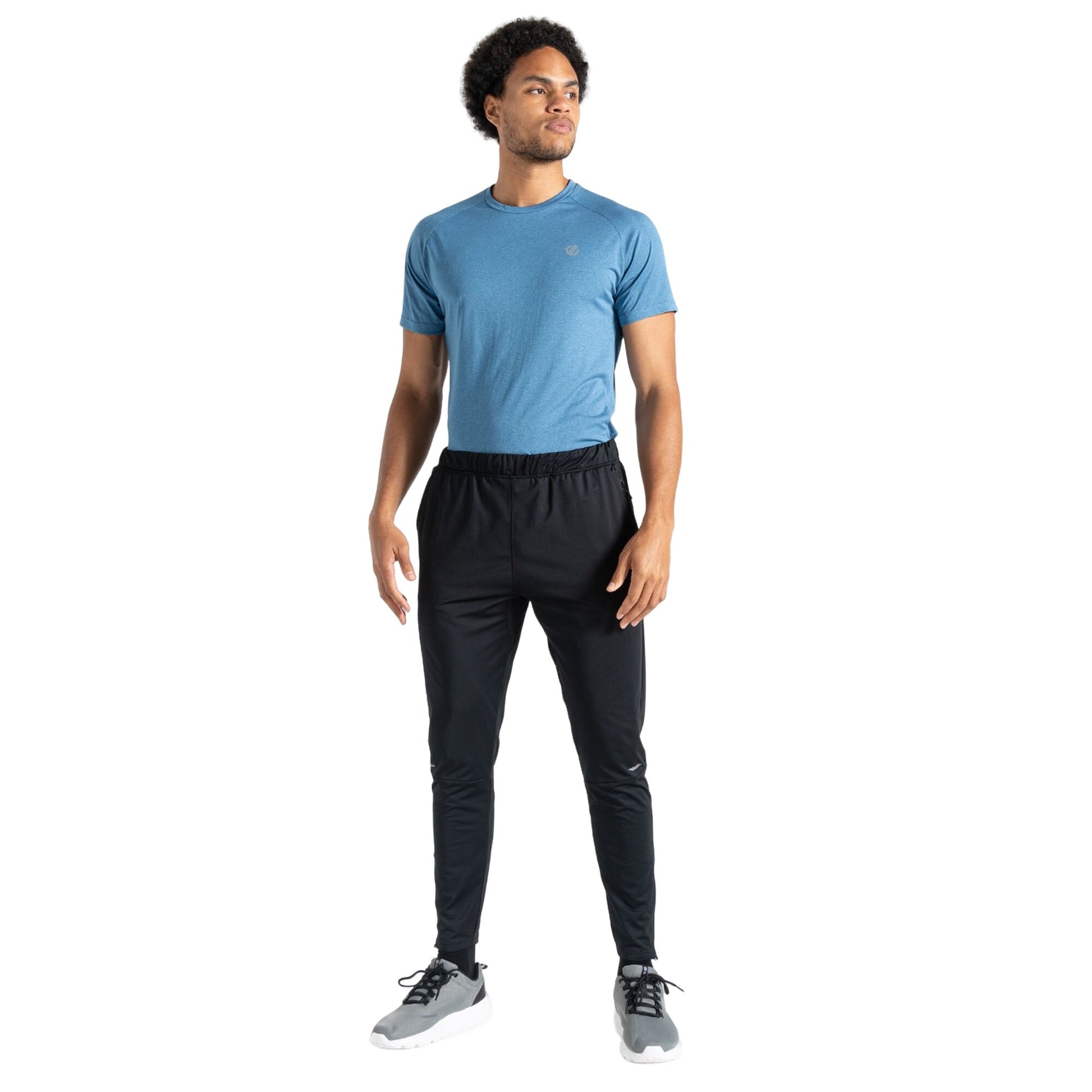 Black - Lifestyle - Dare 2B Mens Sprinted Jogging Bottoms