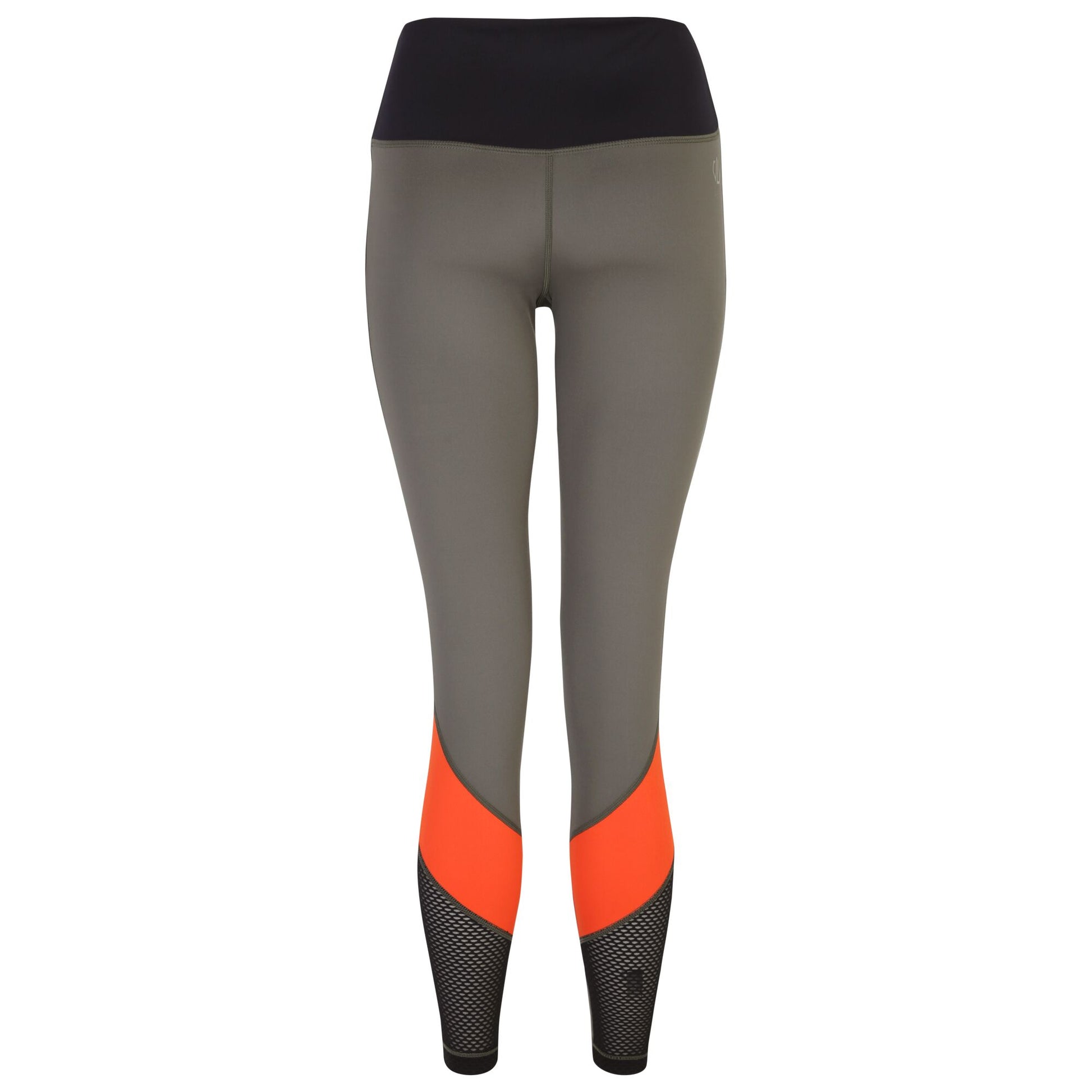 Lichen Green-Rusty Orange - Back - Dare 2B Womens-Ladies Move Fitness Leggings