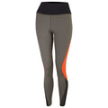 Lichen Green-Rusty Orange - Side - Dare 2B Womens-Ladies Move Fitness Leggings