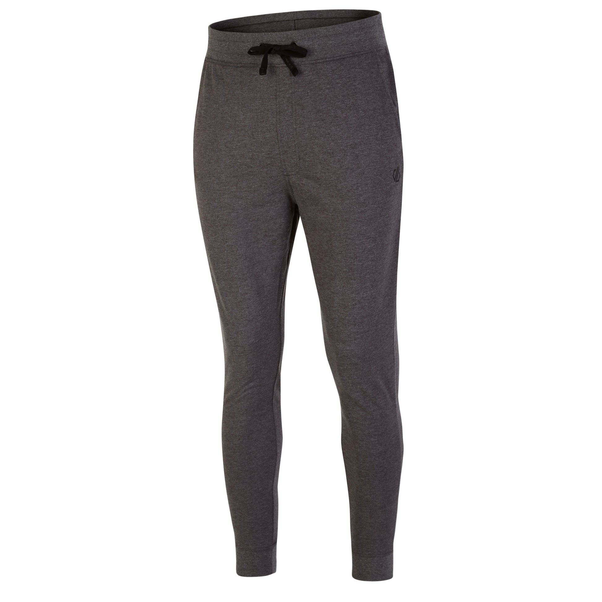 Charcoal Grey Marl - Side - Dare 2B Mens Recharging Drawstring Waist Jogging Bottoms