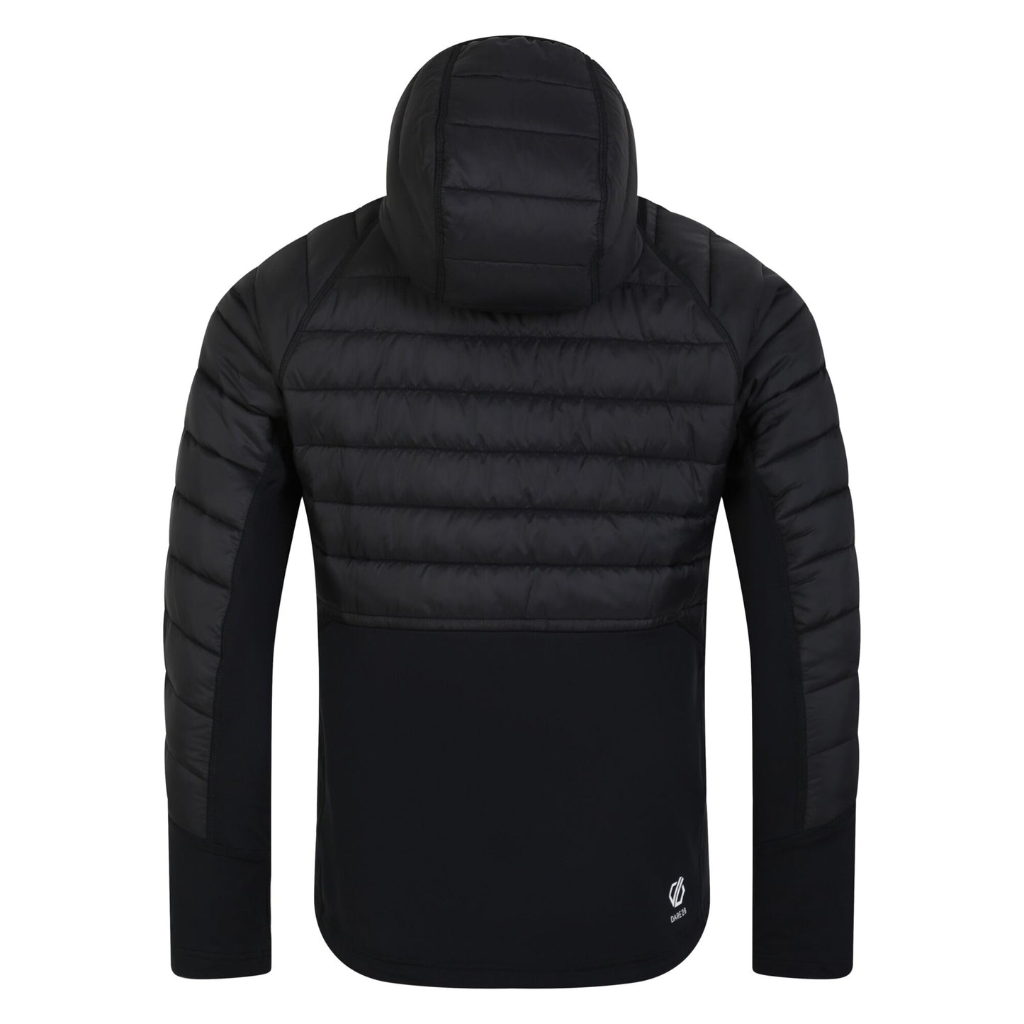 Black - Back - Dare 2B Mens Descending Hybrid Jacket