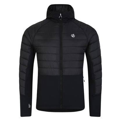 Black - Front - Dare 2B Mens Descending Hybrid Jacket