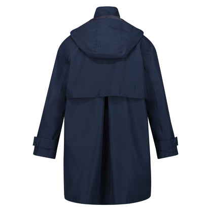 Navy - Back - Regatta Womens-Ladies Georgonia Waterproof Jacket