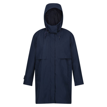 Navy - Front - Regatta Womens-Ladies Georgonia Waterproof Jacket