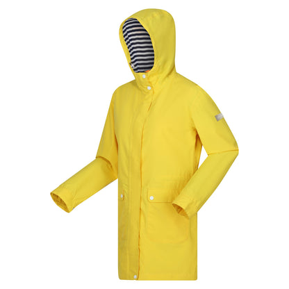 Maize Yellow - Side - Regatta Womens-Ladies Birgitta Waterproof Jacket