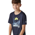Navy - Lifestyle - Regatta Childrens-Kids Alvardo VIII Scenery T-Shirt