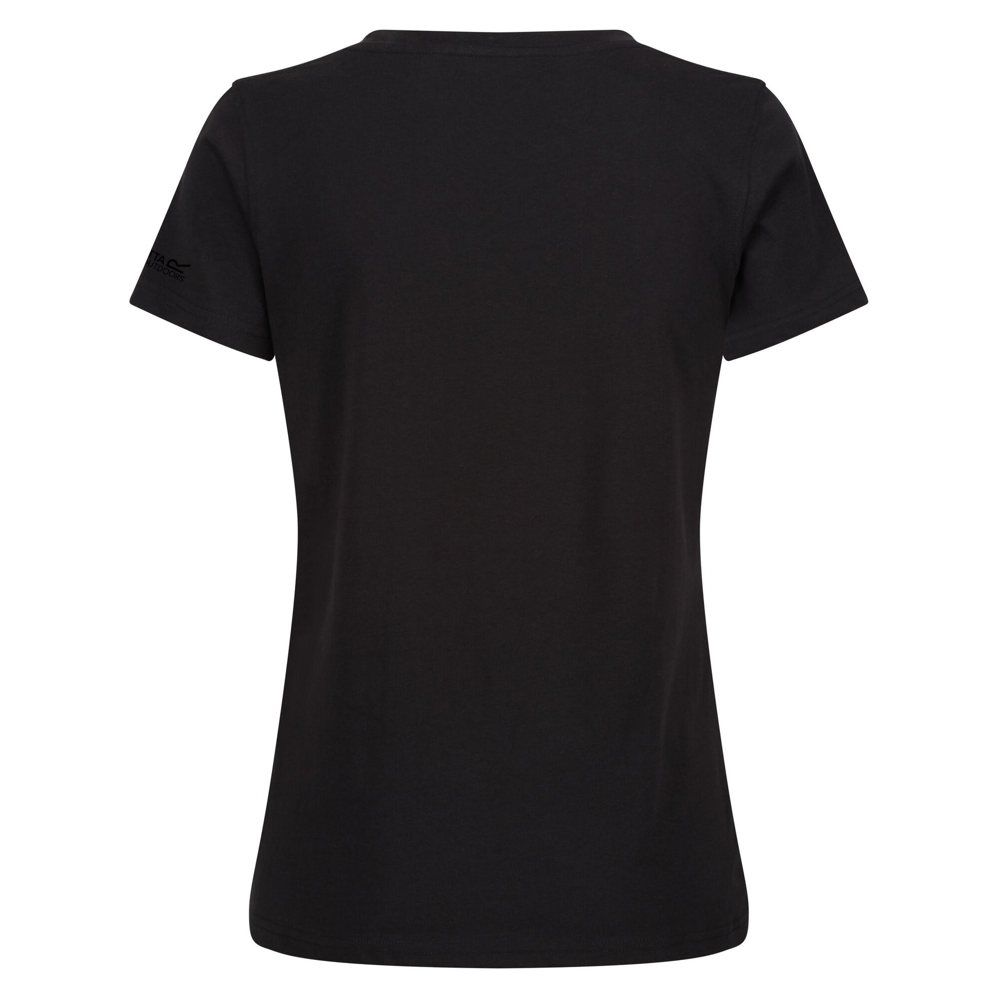 Black - Back - Regatta Womens-Ladies Fingal VIII Enjoy Every Moment T-Shirt