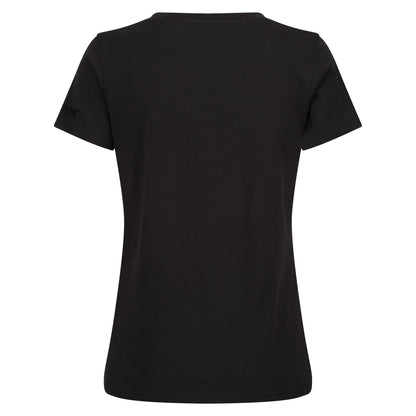 Black - Back - Regatta Womens-Ladies Fingal VIII Enjoy Every Moment T-Shirt
