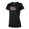 Black - Side - Regatta Womens-Ladies Fingal VIII Enjoy Every Moment T-Shirt