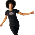 Black - Lifestyle - Regatta Womens-Ladies Fingal VIII Enjoy Every Moment T-Shirt