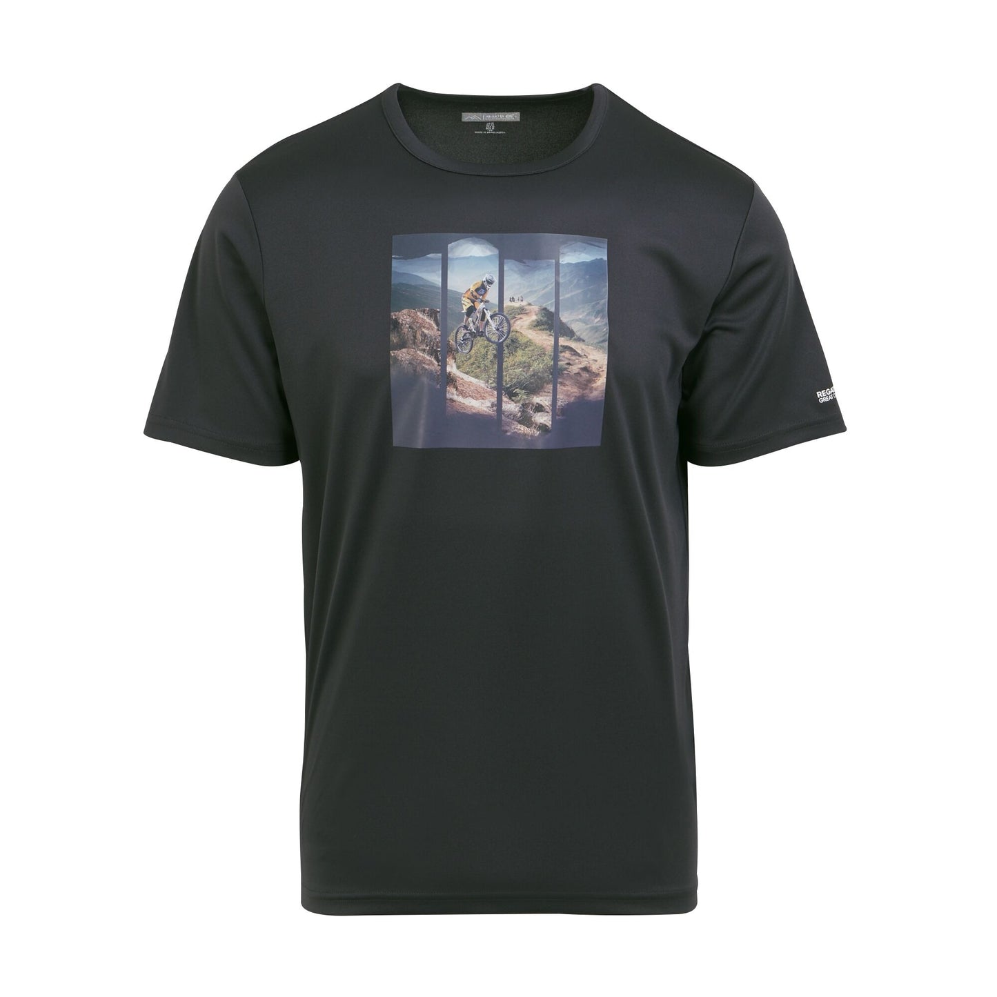 Ash - Front - Regatta Mens Fingal VIII Cycling T-Shirt