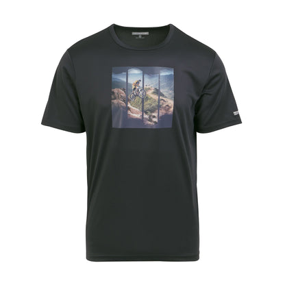 Ash - Front - Regatta Mens Fingal VIII Cycling T-Shirt