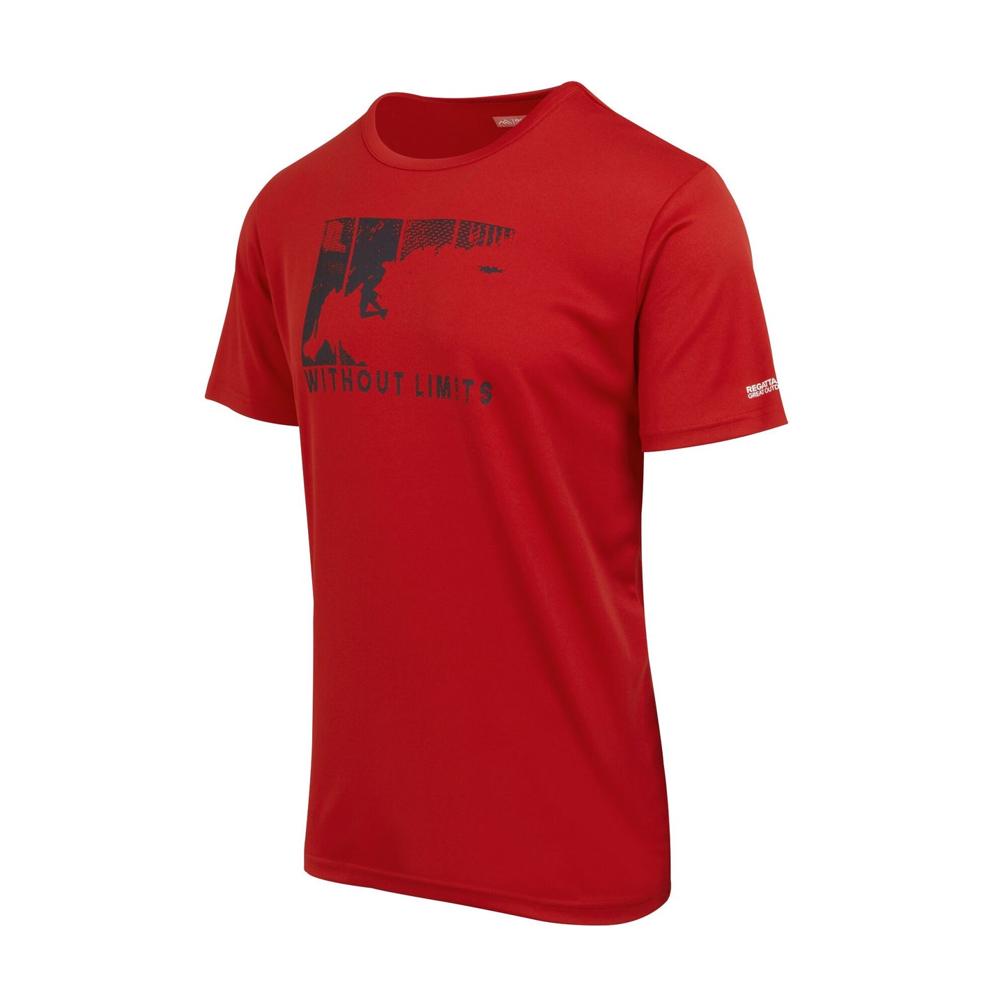 Danger Red - Side - Regatta Mens Fingal VIII Mountain Climbing T-Shirt