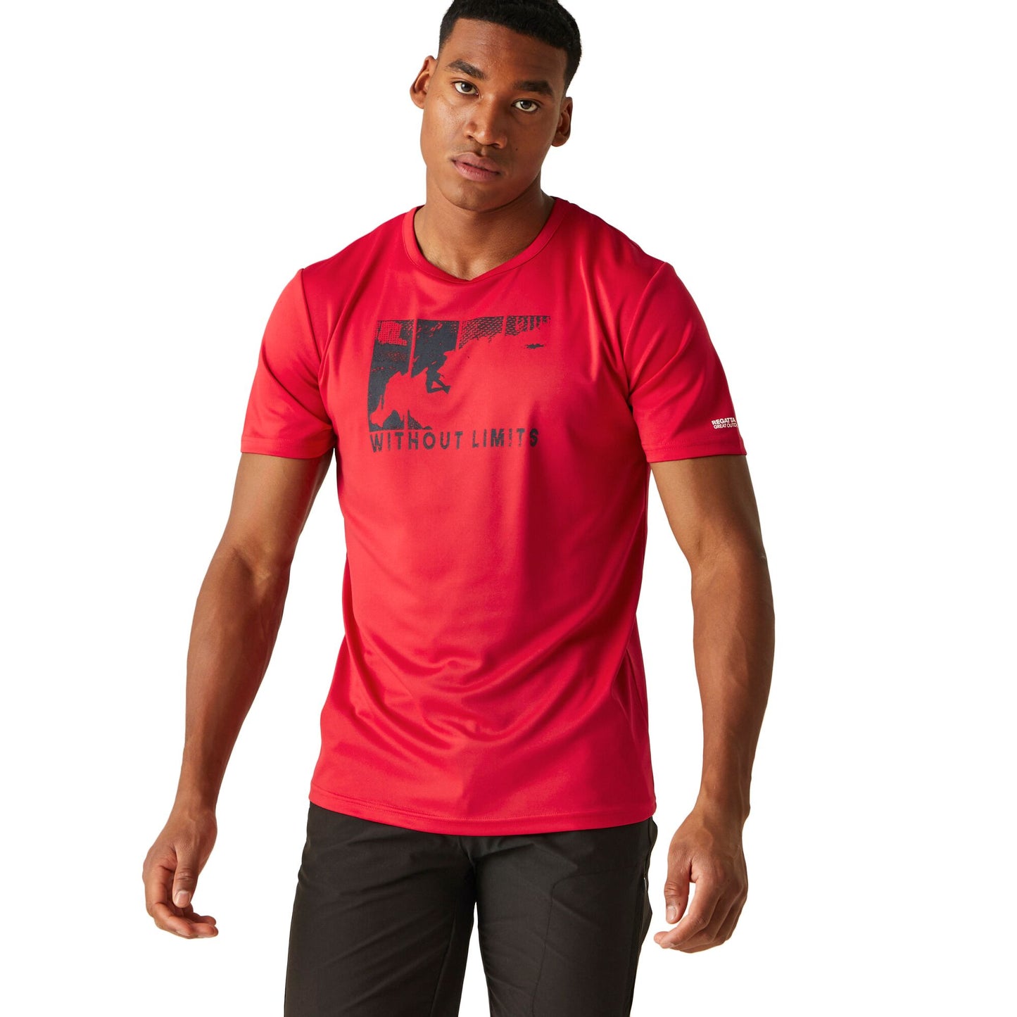 Danger Red - Lifestyle - Regatta Mens Fingal VIII Mountain Climbing T-Shirt