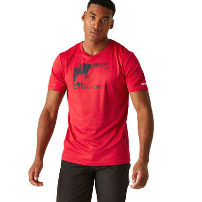 Danger Red - Lifestyle - Regatta Mens Fingal VIII Mountain Climbing T-Shirt