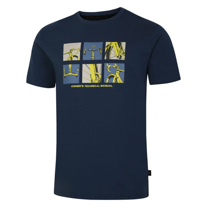 Moonlight Denim - Side - Dare 2B Mens Movement II Bicycle T-Shirt