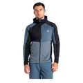 Orion Grey-Black - Front - Dare 2B Mens Assimilate Core Stretch Hooded Midlayer