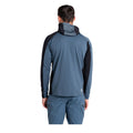 Orion Grey-Black - Back - Dare 2B Mens Assimilate Core Stretch Hooded Midlayer