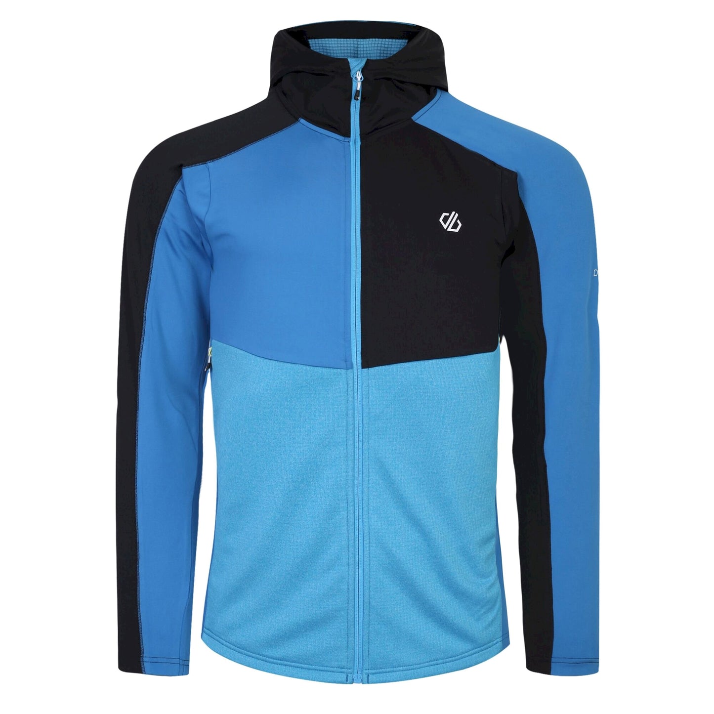 Deep Water-Wave Ride-Green Algae-Black - Front - Dare 2B Mens Assimilate Core Stretch Hooded Midlayer