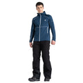 Moonlight Denim - Close up - Dare 2B Mens Assimilate Core Stretch Hooded Midlayer