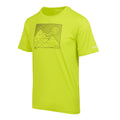 Citron Lime - Side - Regatta Mens Fingal VIII Geometric T-Shirt