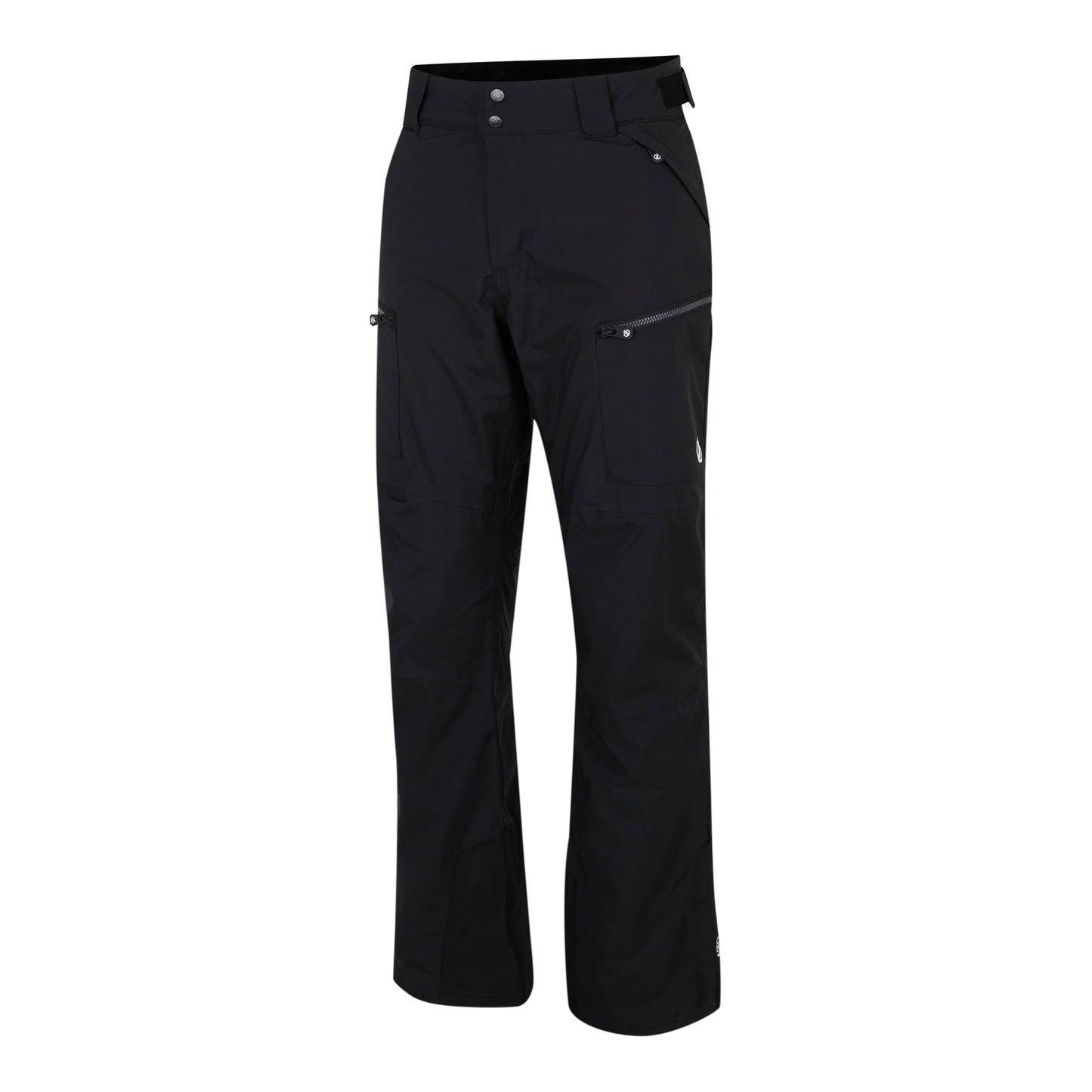 Black - Side - Dare 2B Mens Baseplate Ski Trousers