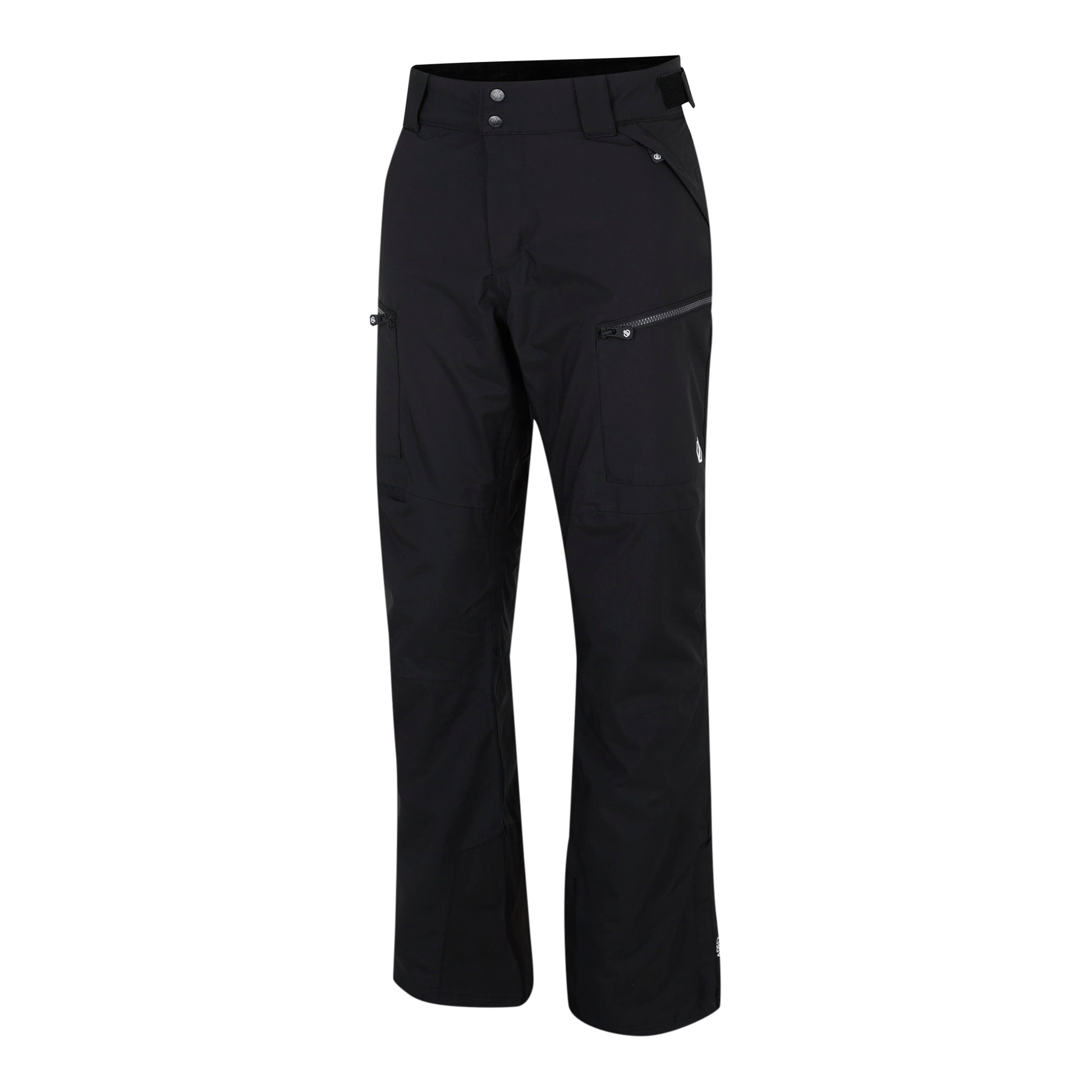 Black - Side - Dare 2B Mens Baseplate Ski Trousers