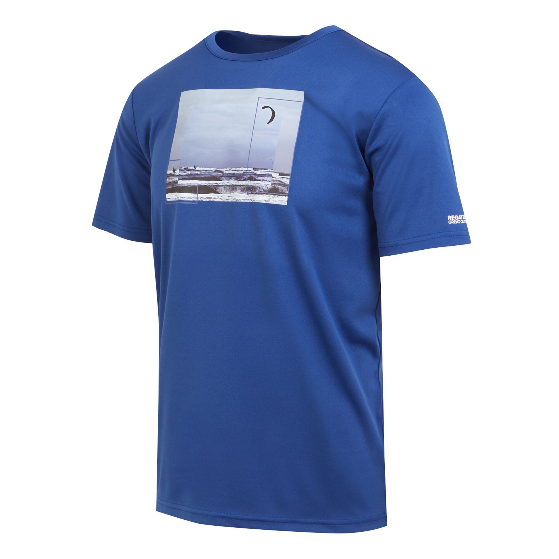 New Royal - Side - Regatta Mens Fingal VIII Seaside T-Shirt