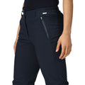 Navy - Side - Regatta Womens-Ladies Dayhike IV Hiking Trousers