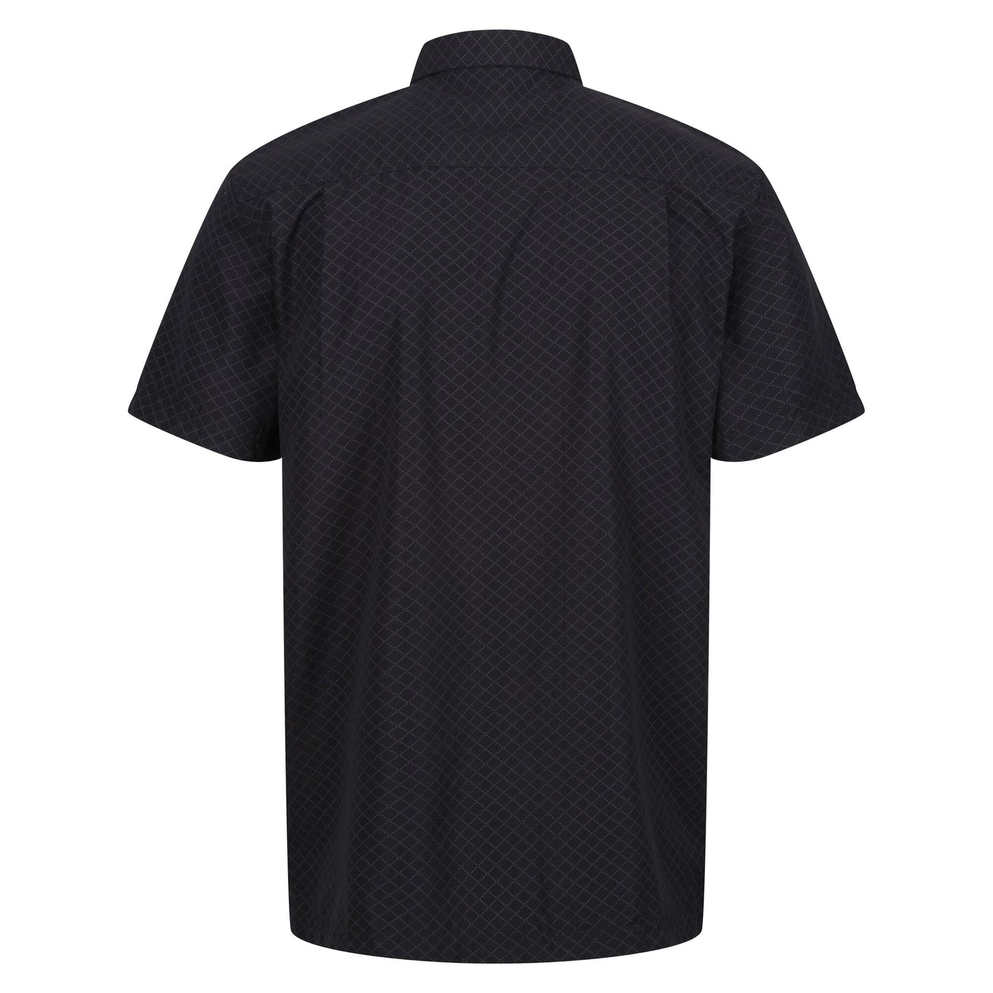 Black-Ash - Back - Regatta Mens Mindano VIII Criss-Cross Shirt