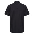 Black-Ash - Back - Regatta Mens Mindano VIII Criss-Cross Shirt