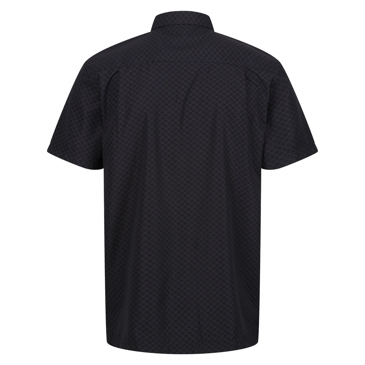 Black-Ash - Back - Regatta Mens Mindano VIII Criss-Cross Shirt